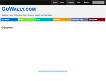 Tablet Screenshot of gowally.com